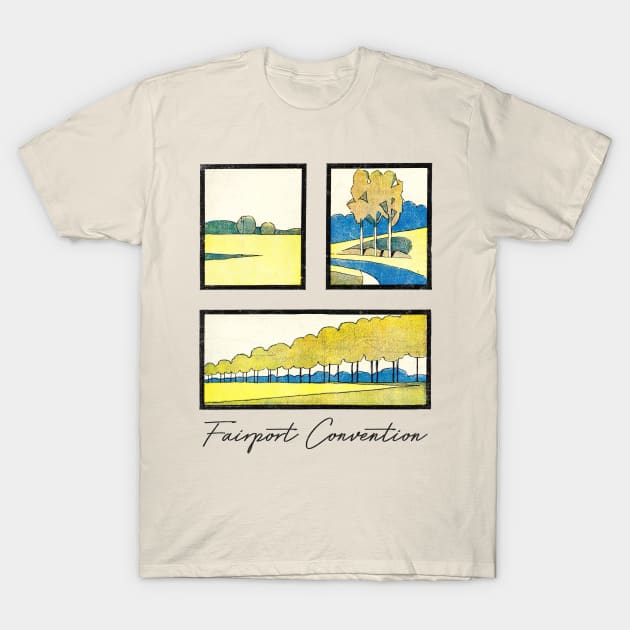 Fairport Convention -- Original Fan Artwork Design T-Shirt by unknown_pleasures